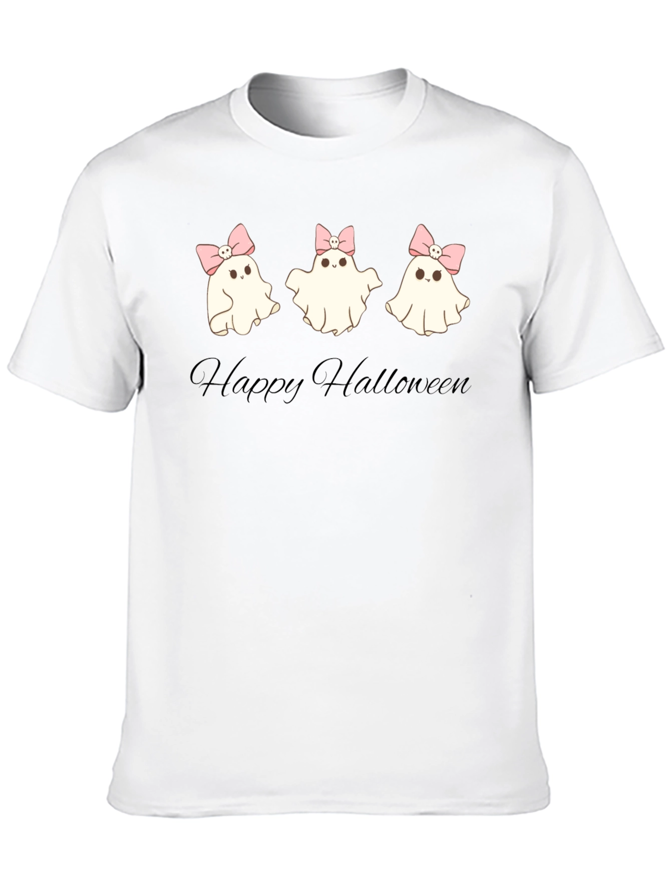 Cute Halloween Ghost T-Shirt - Spooky Season Apparel