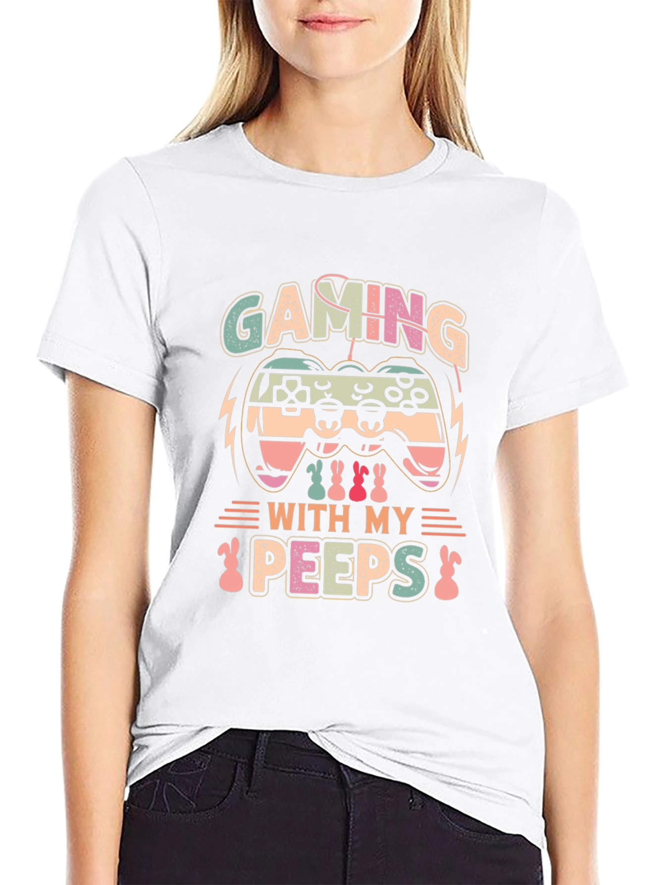 Gaming With My Peeps Easter T-Shirt