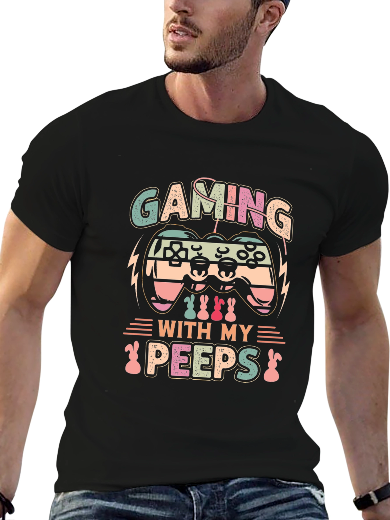Gaming With My Peeps Easter T-Shirt