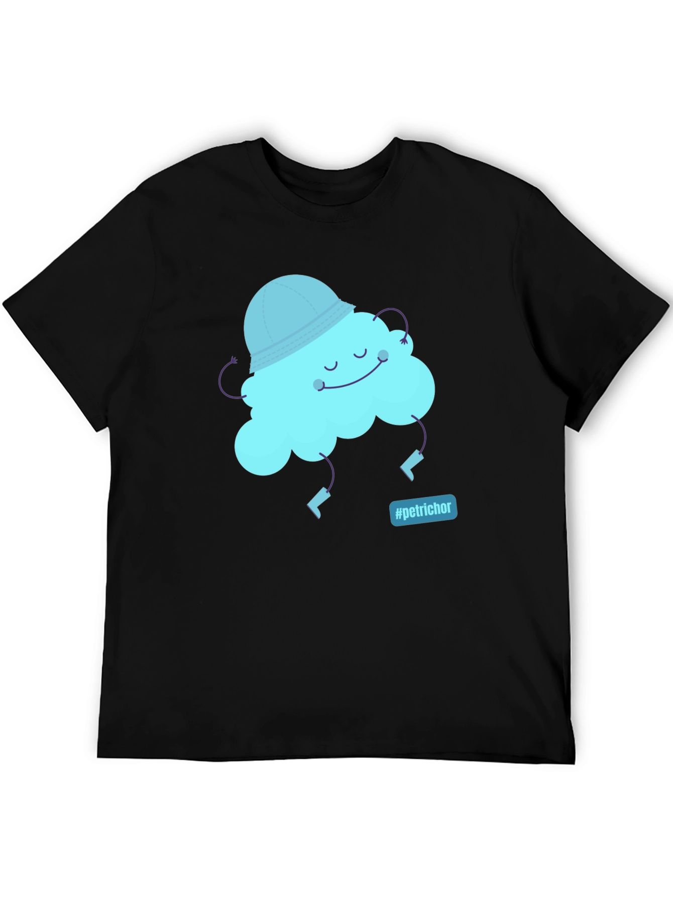 Whimsical Cloud Graphic Tee - Petrichor Vibes