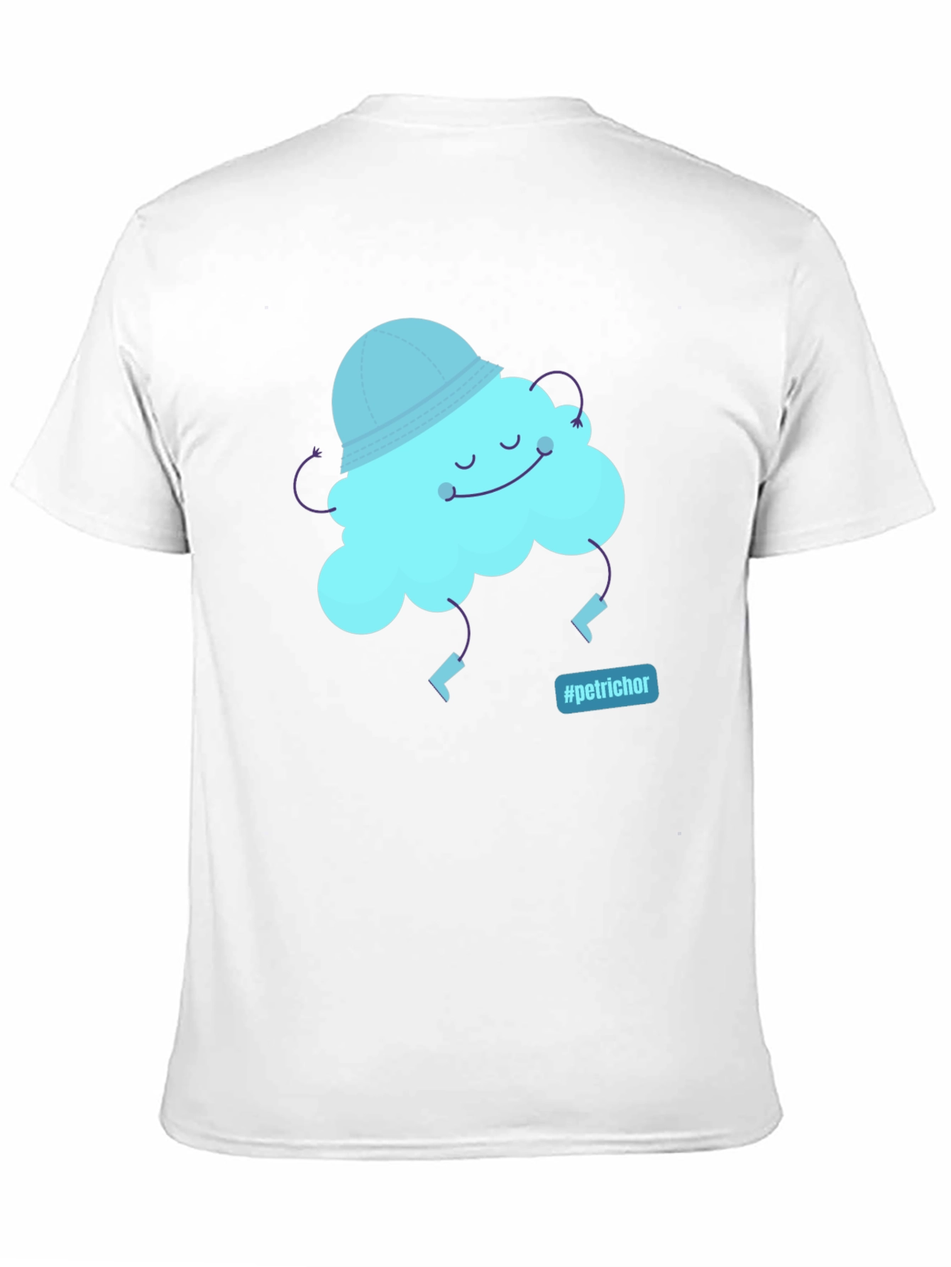 Whimsical Cloud Graphic Tee - Petrichor Vibes