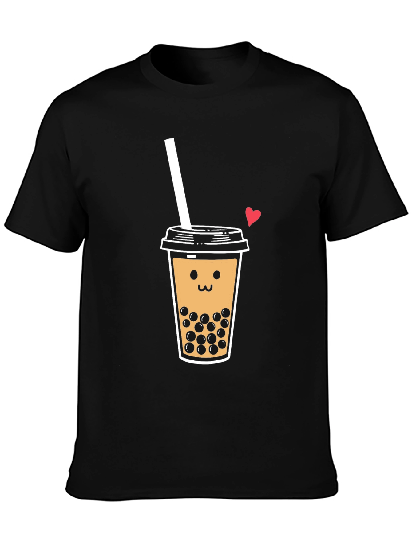 Boba Tea Graphic T-Shirt - Cute Bubble Tea Design