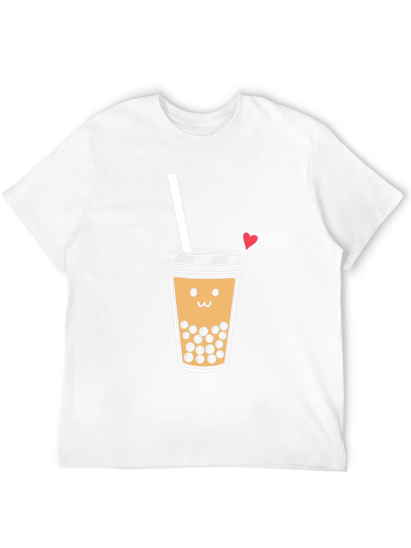 Boba Tea Graphic T-Shirt - Cute Bubble Tea Design