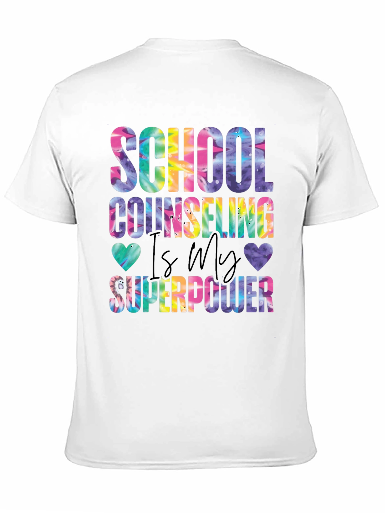 School Counseling Tie-Dye Graphic Tee