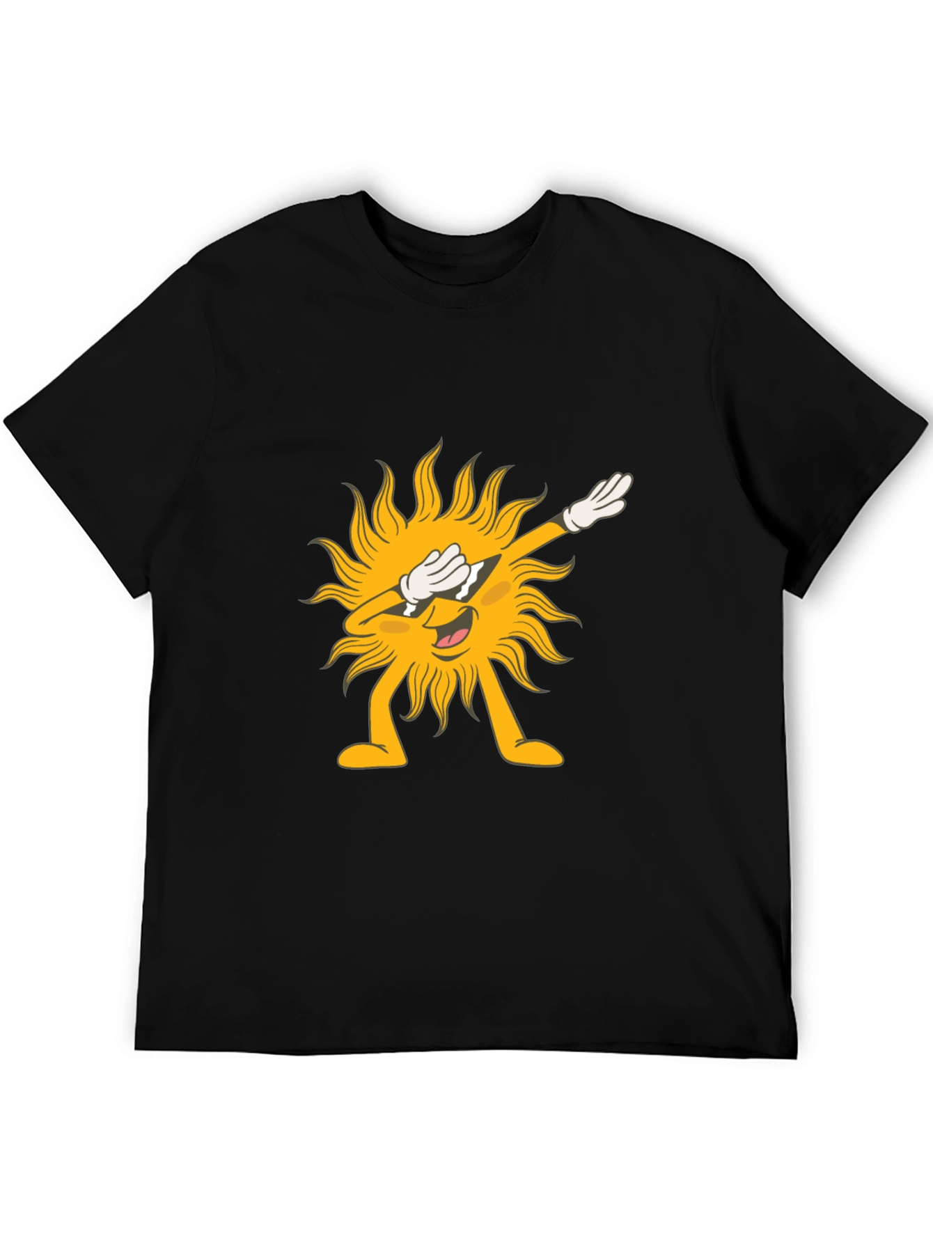 Dabbing Sun Graphic Tee - Fun & Unique!