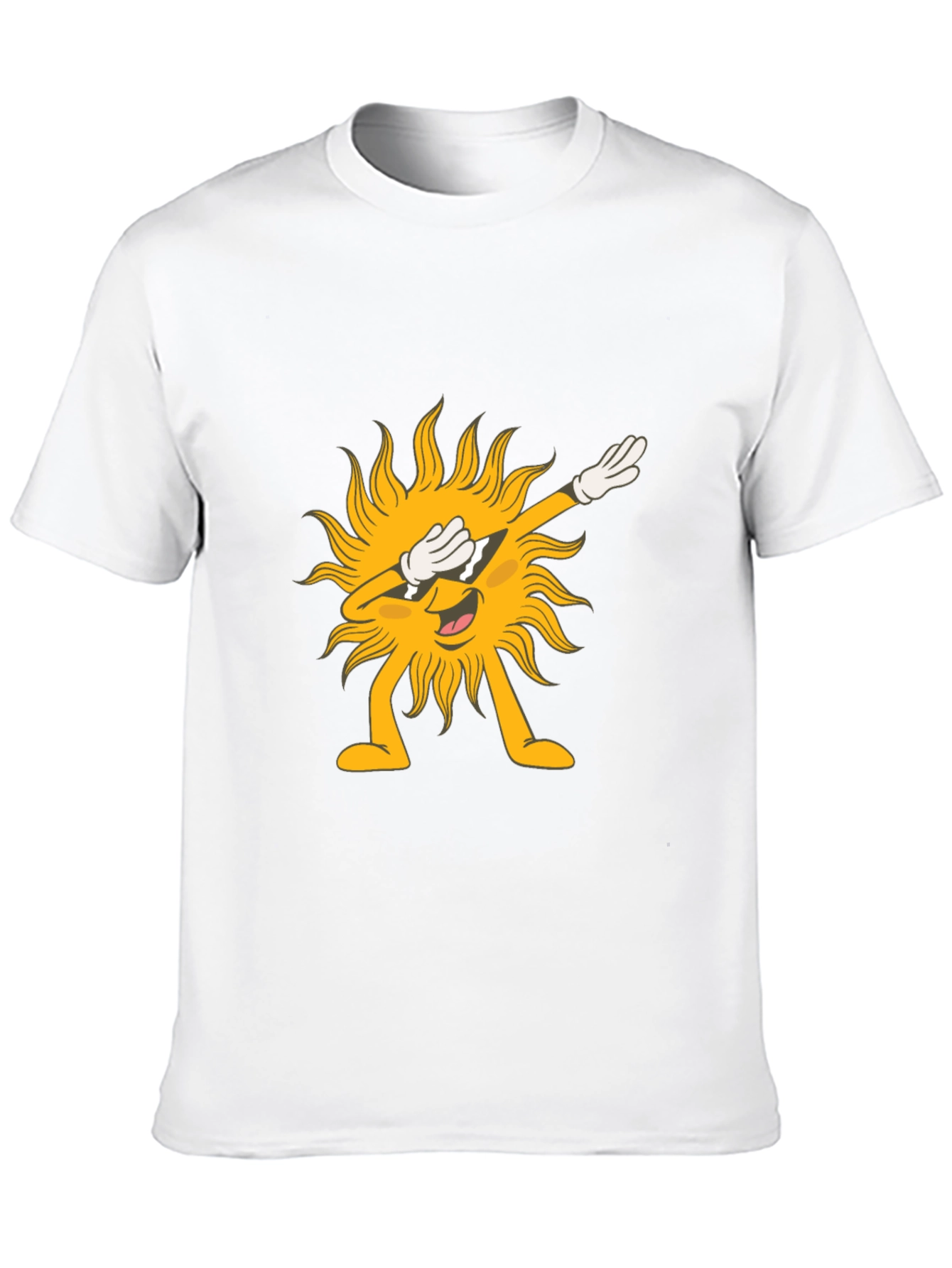 Dabbing Sun Graphic Tee - Fun & Unique!