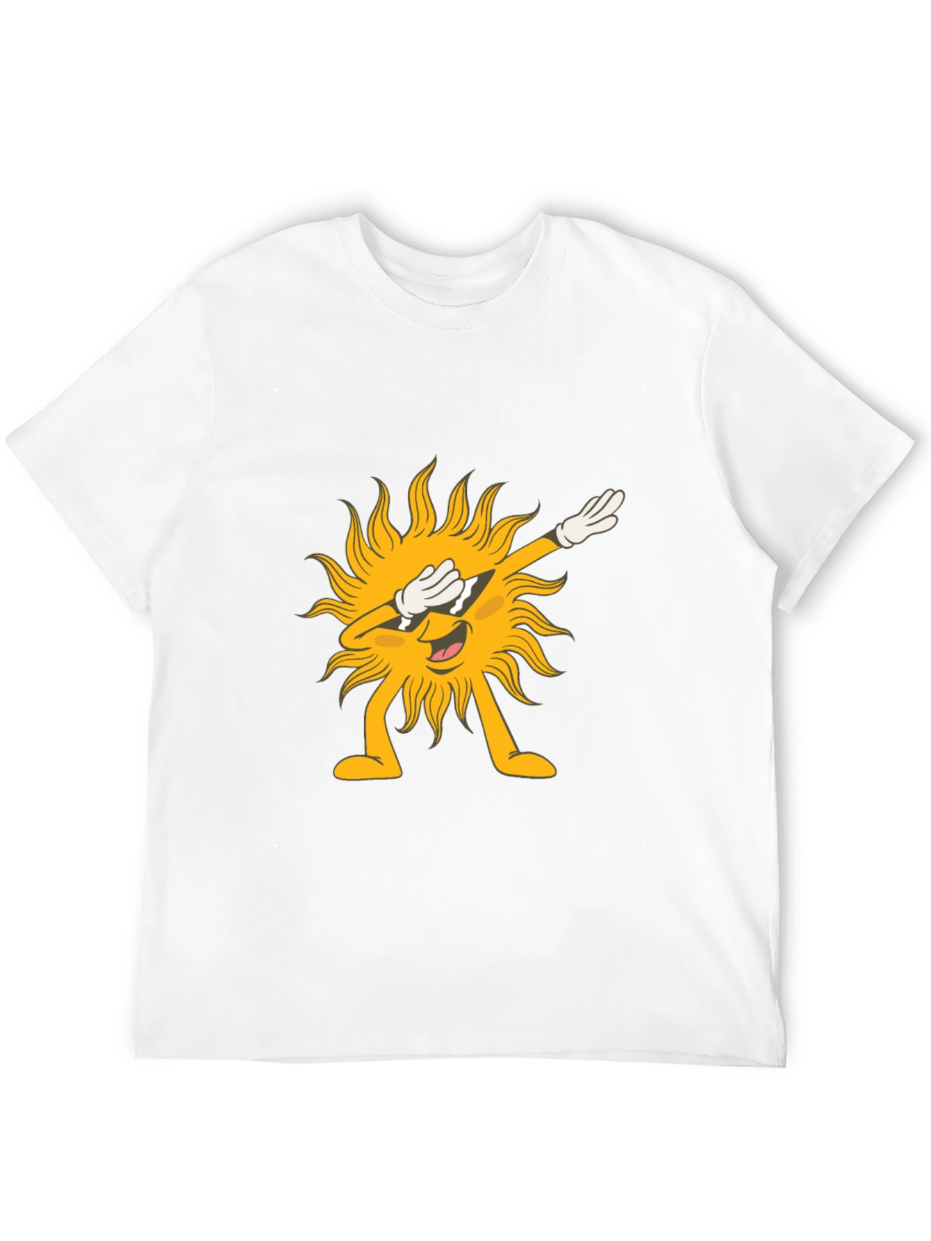 Dabbing Sun Graphic Tee - Fun & Unique!