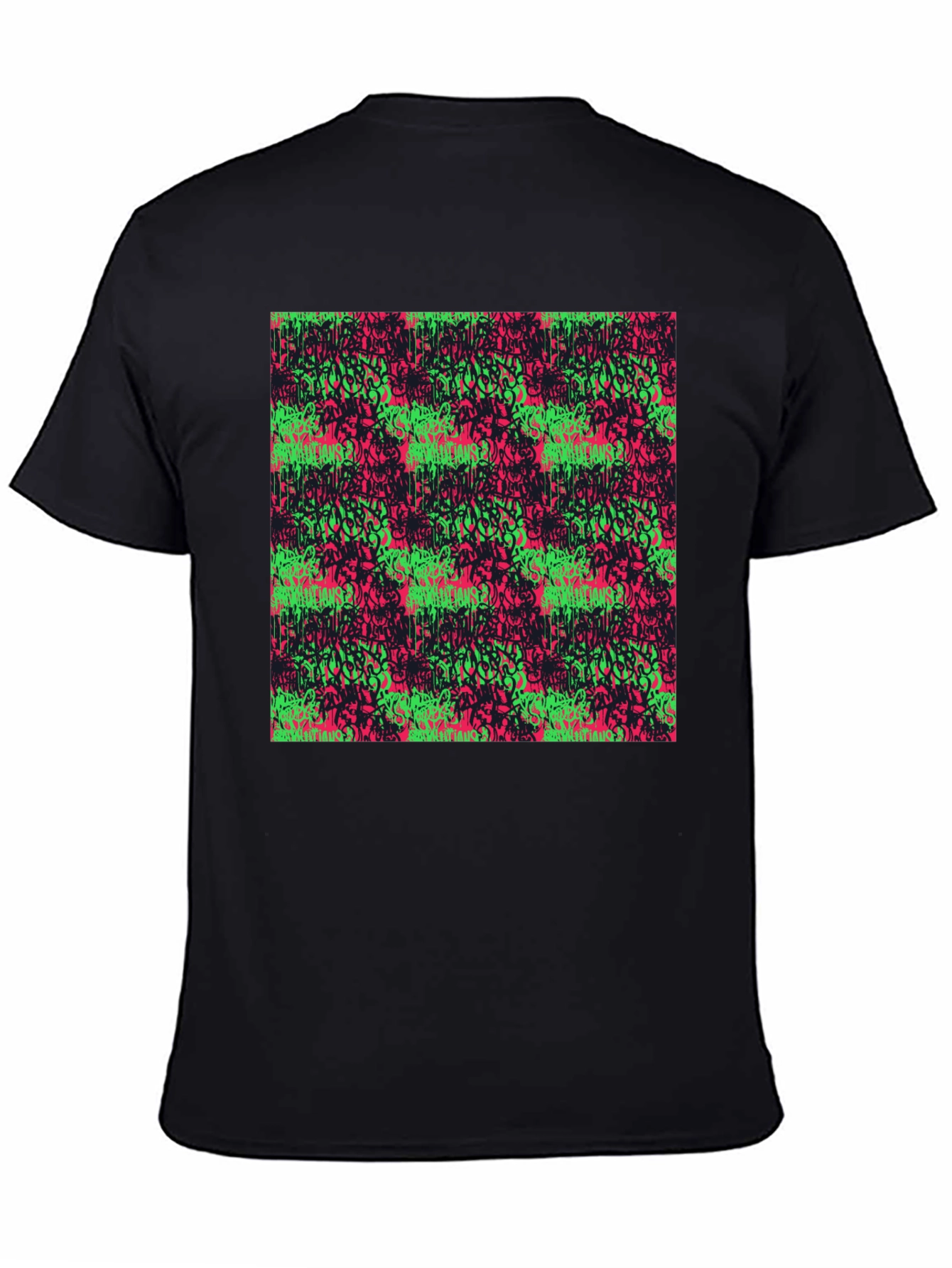 Graffiti Style Graphic Print T-Shirt