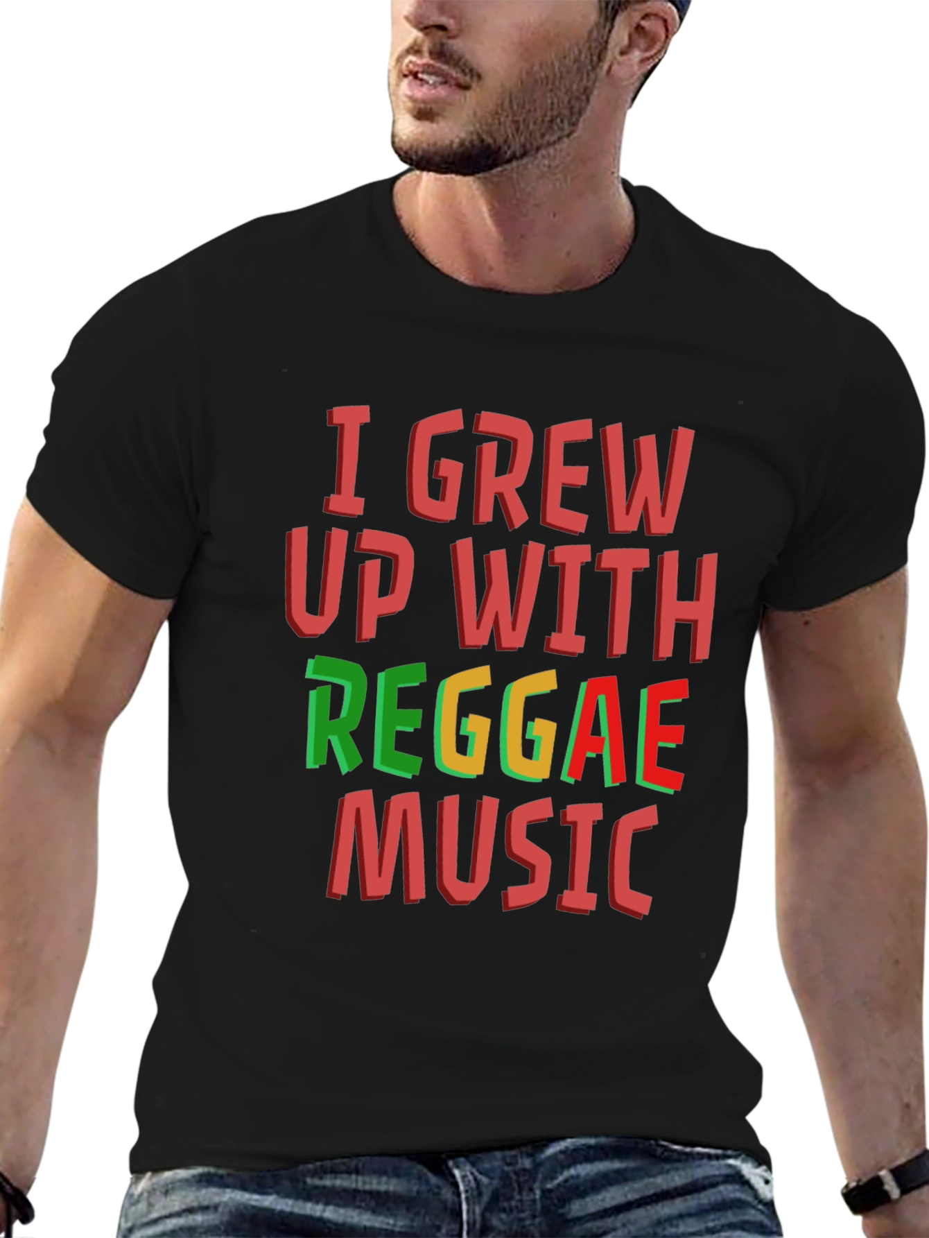 I Grew Up With Reggae Music T-Shirt
