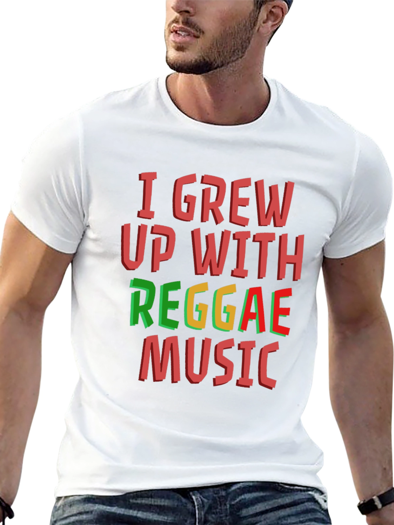 I Grew Up With Reggae Music T-Shirt