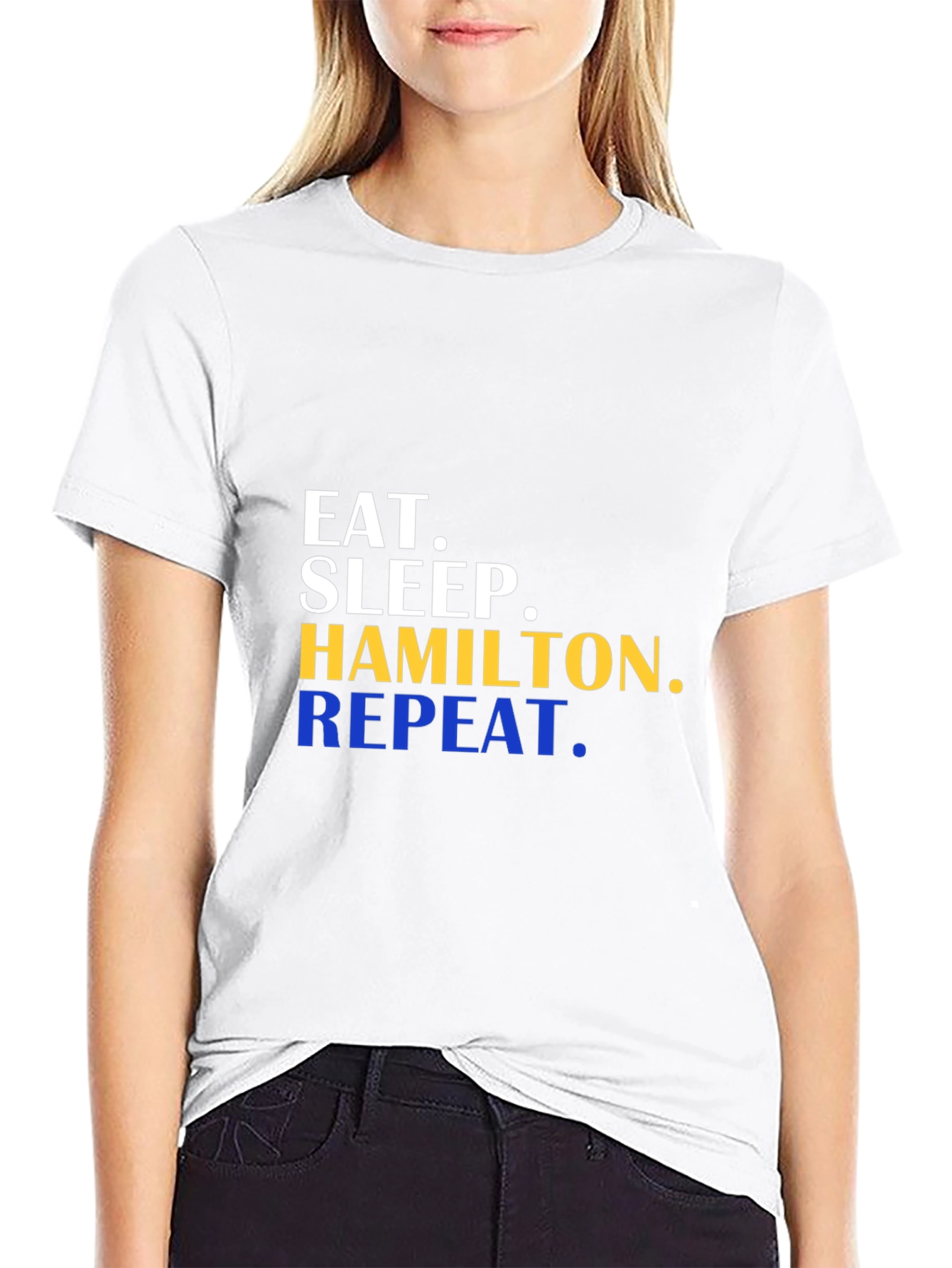 Eat Sleep Hamilton Repeat T-Shirt