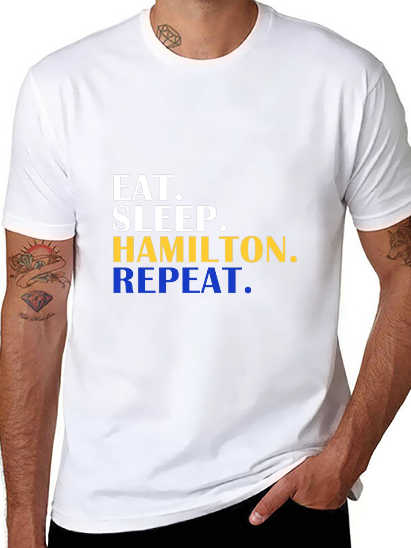 Eat Sleep Hamilton Repeat T-Shirt