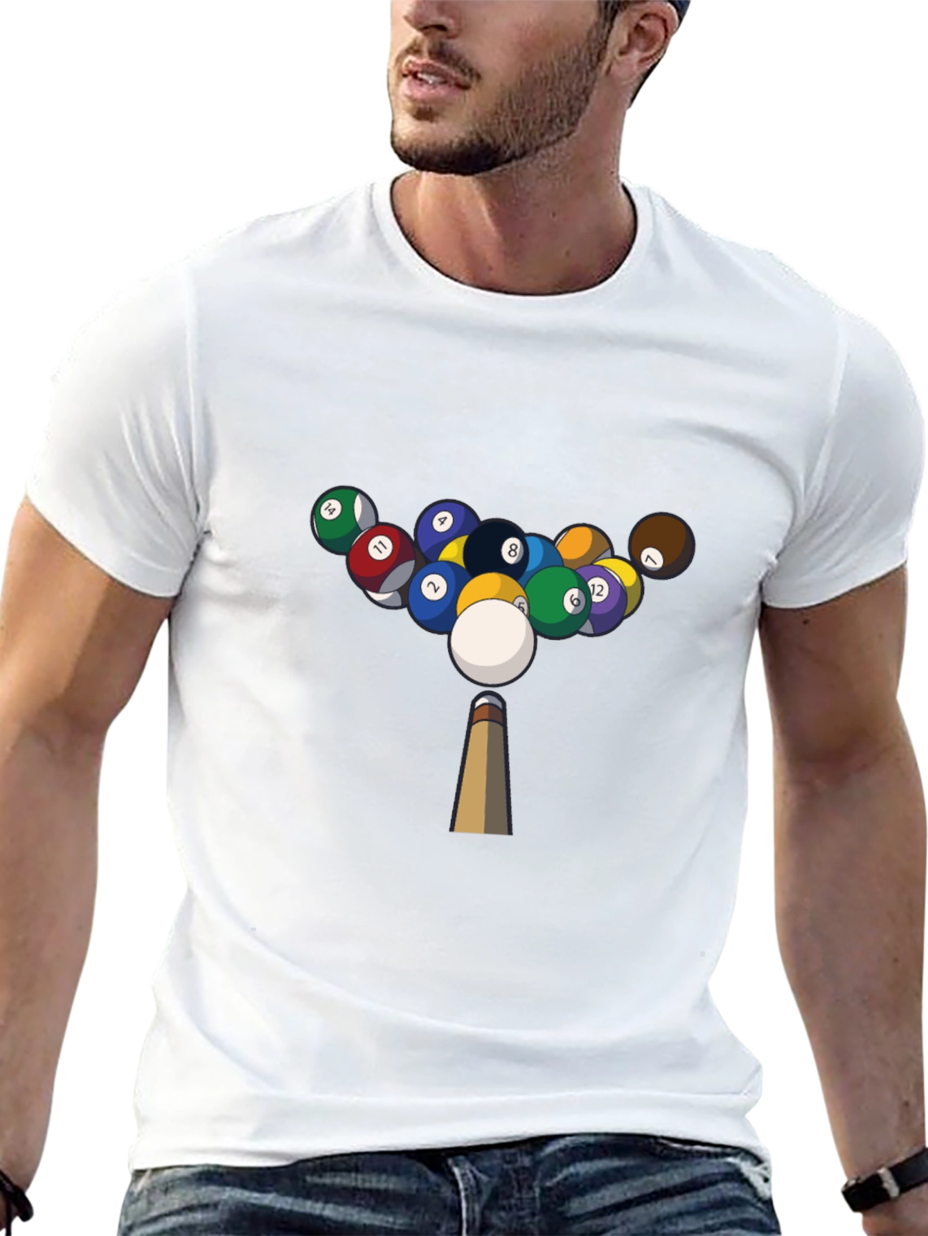 Billiards T-Shirt - Cool Pool Ball Design