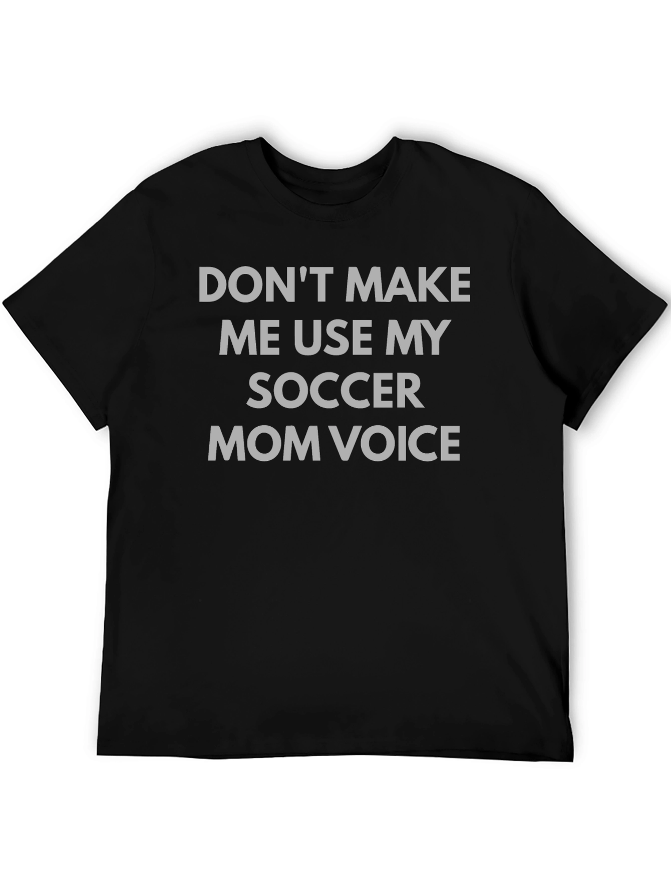 Funny Soccer Mom Voice Graphic Tee
