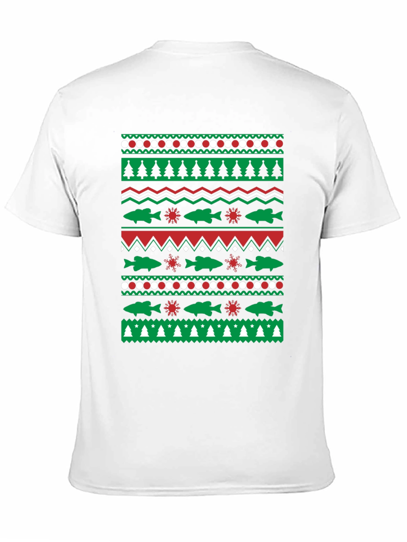 Festive Fishing Christmas T-Shirt
