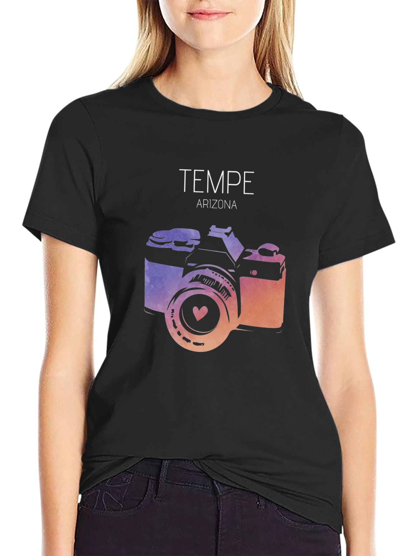 Tempe Arizona Camera Graphic T-Shirt
