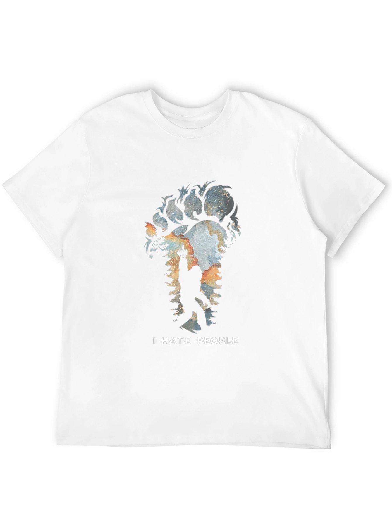 I Hate People Bigfoot T-Shirt