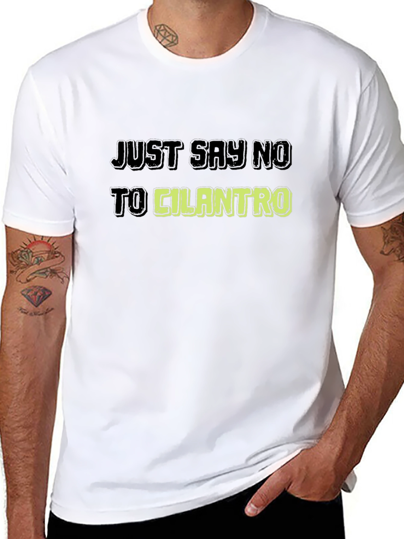 Just Say No To Cilantro Graphic Tee