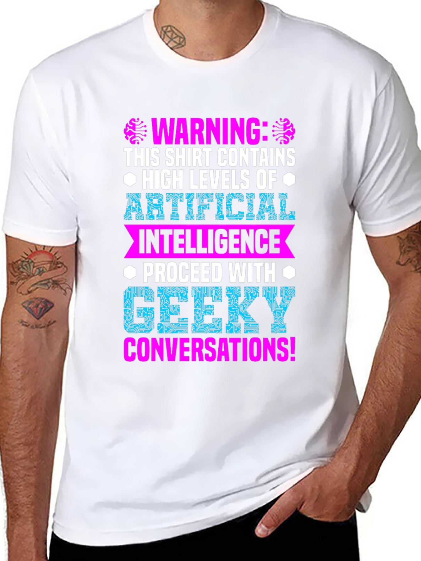 Warning: High Levels of Intelligence T-Shirt