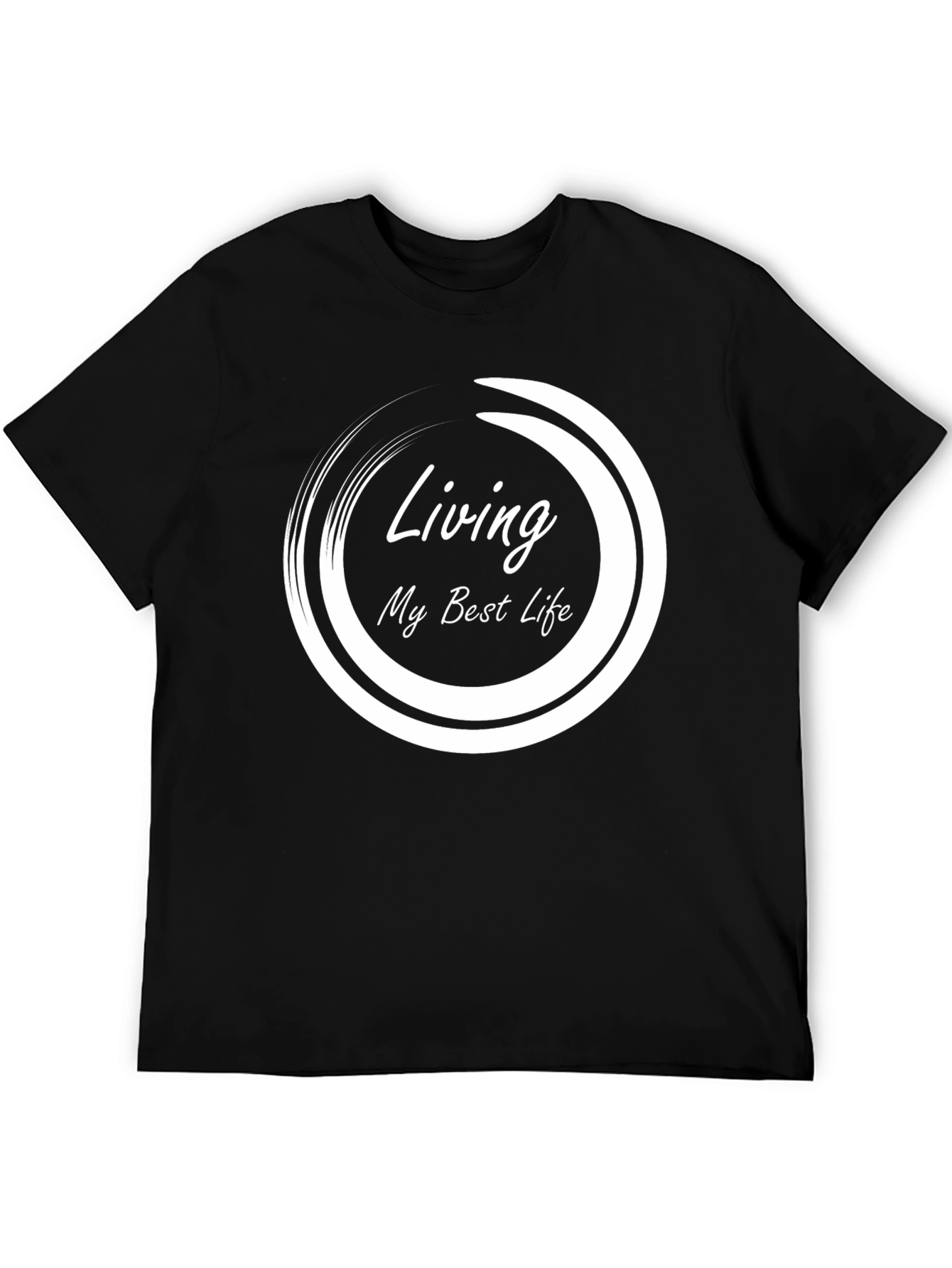 Living My Best Life - Black Graphic Tee