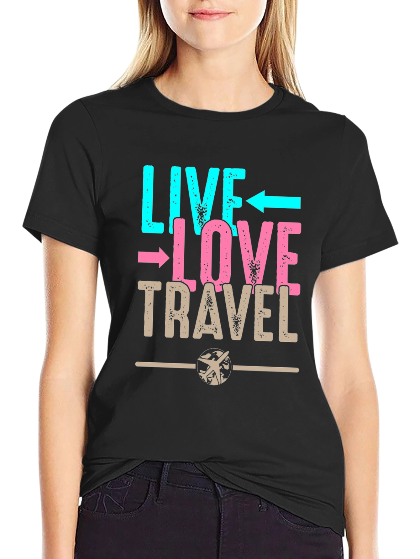 Live Love Travel Graphic Tee - Adventure Ready