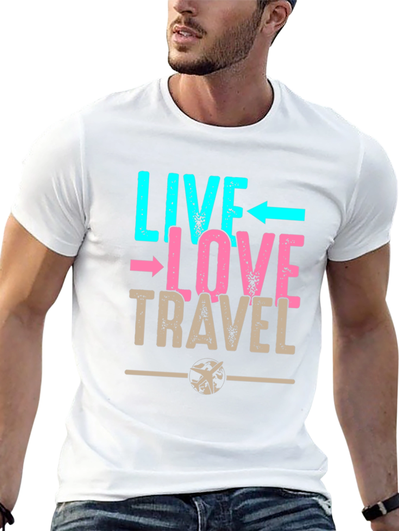 Live Love Travel Graphic Tee - Adventure Ready