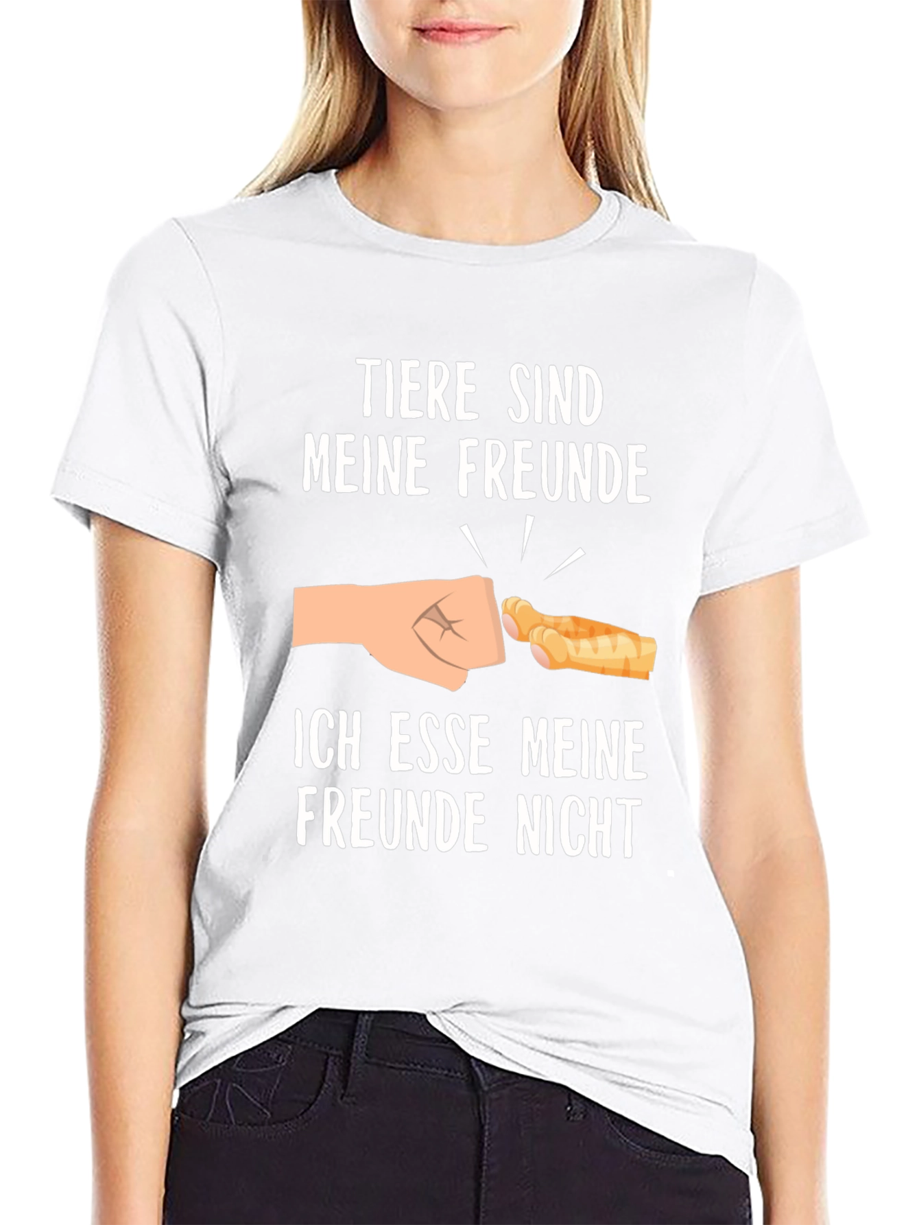 Vegan T-Shirt - Animals are Friends