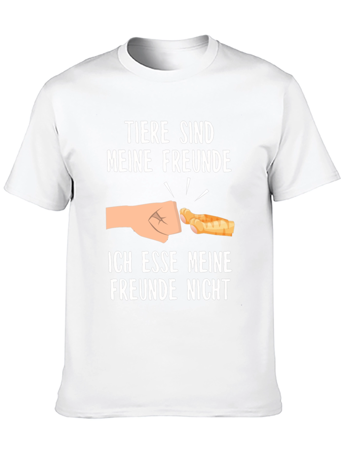 Vegan T-Shirt - Animals are Friends