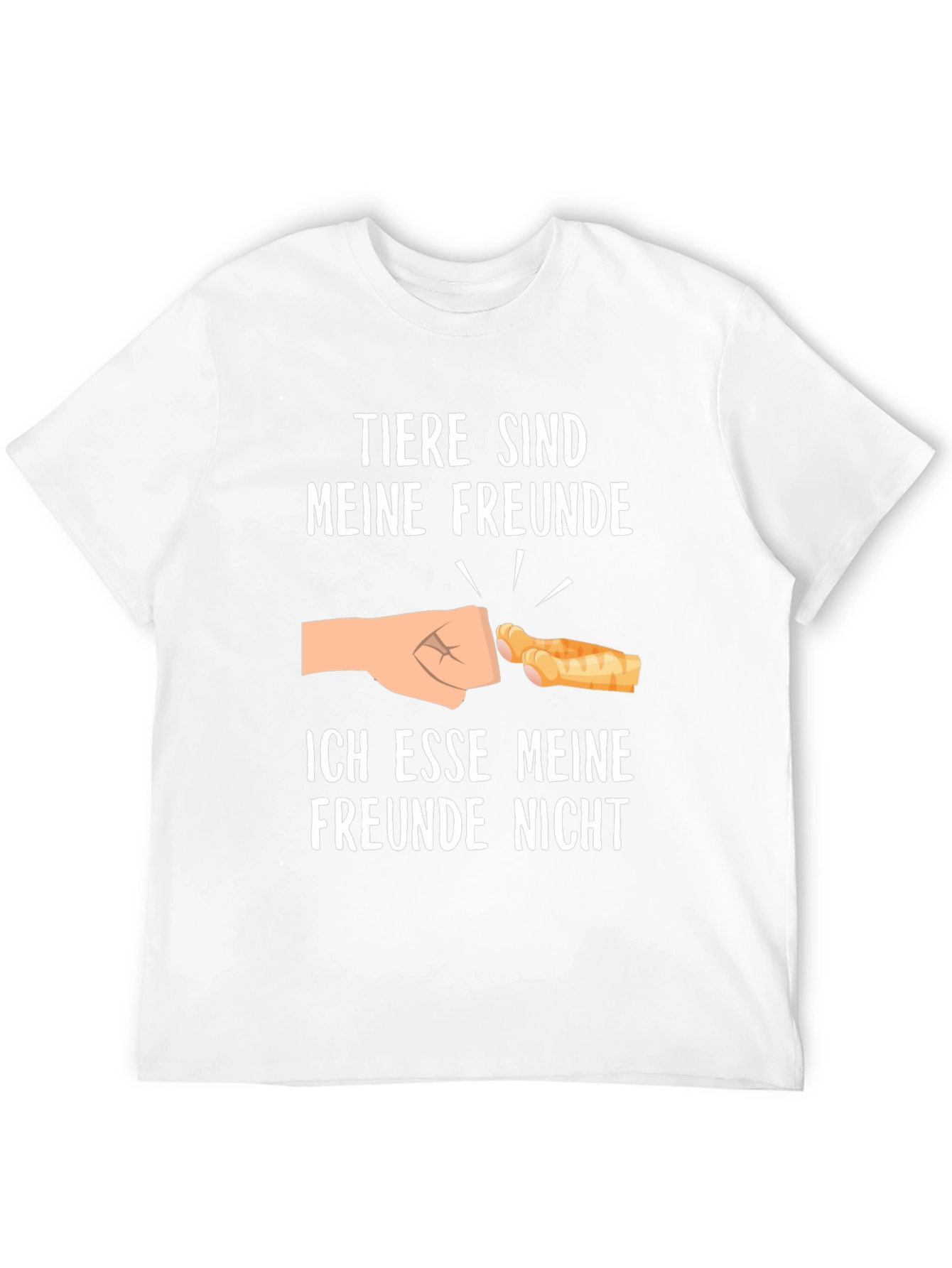 Vegan T-Shirt - Animals are Friends