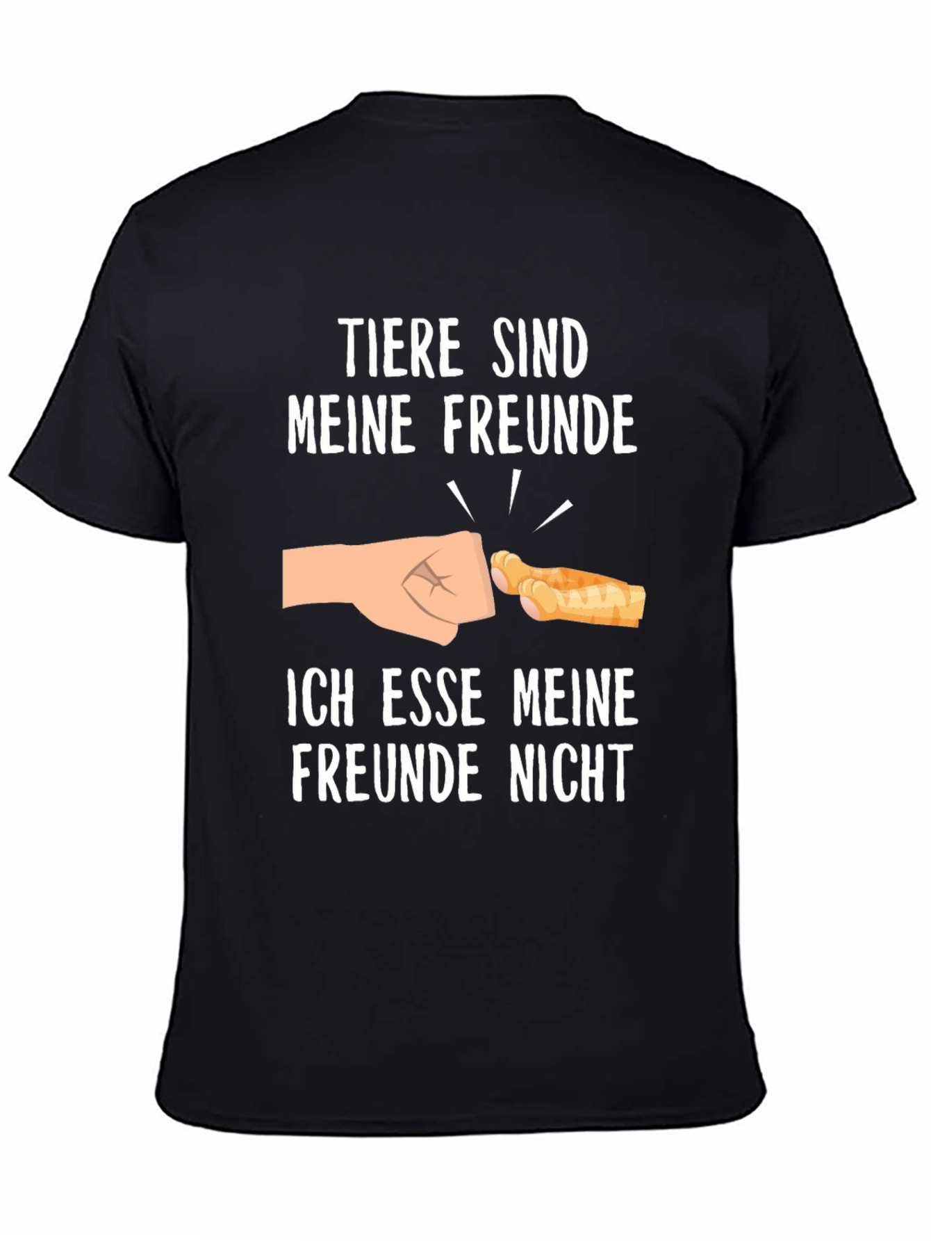 Vegan T-Shirt - Animals are Friends