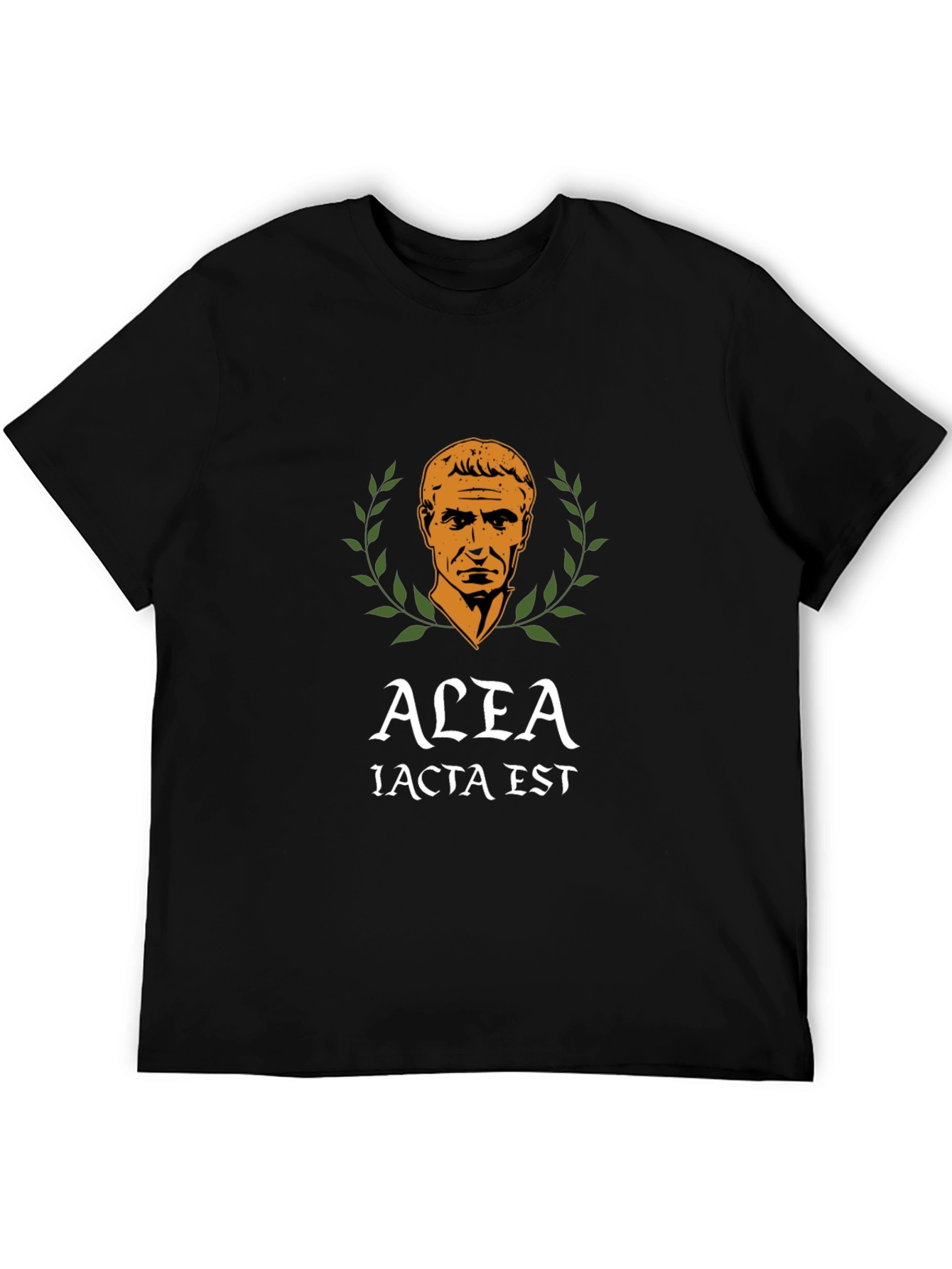 Alea Iacta Est Black T-Shirt - Julius Caesar