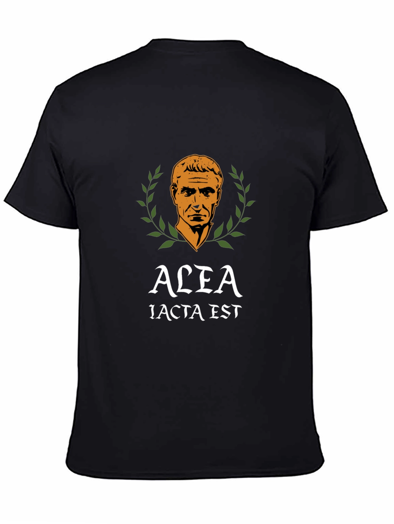 Alea Iacta Est Black T-Shirt - Julius Caesar