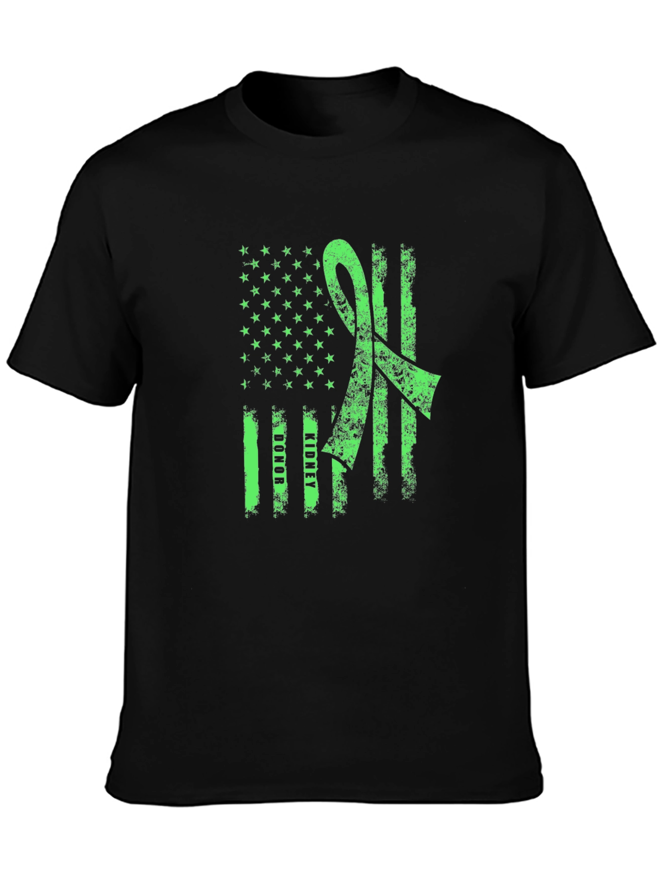 Green Ribbon Flag Graphic Tee