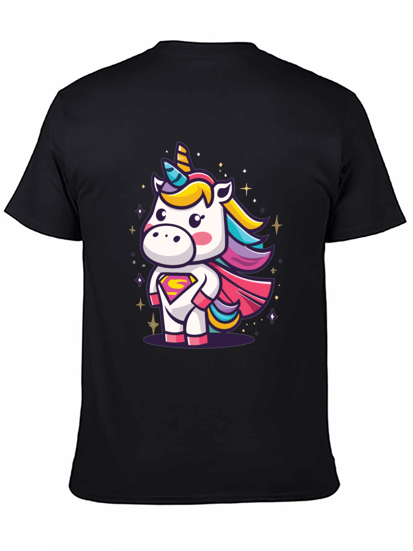 Unicorn Superhero Graphic T-Shirt