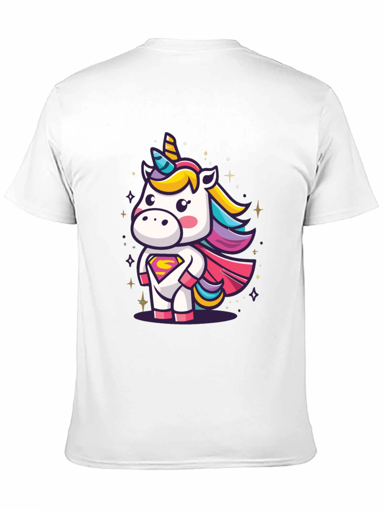 Unicorn Superhero Graphic T-Shirt