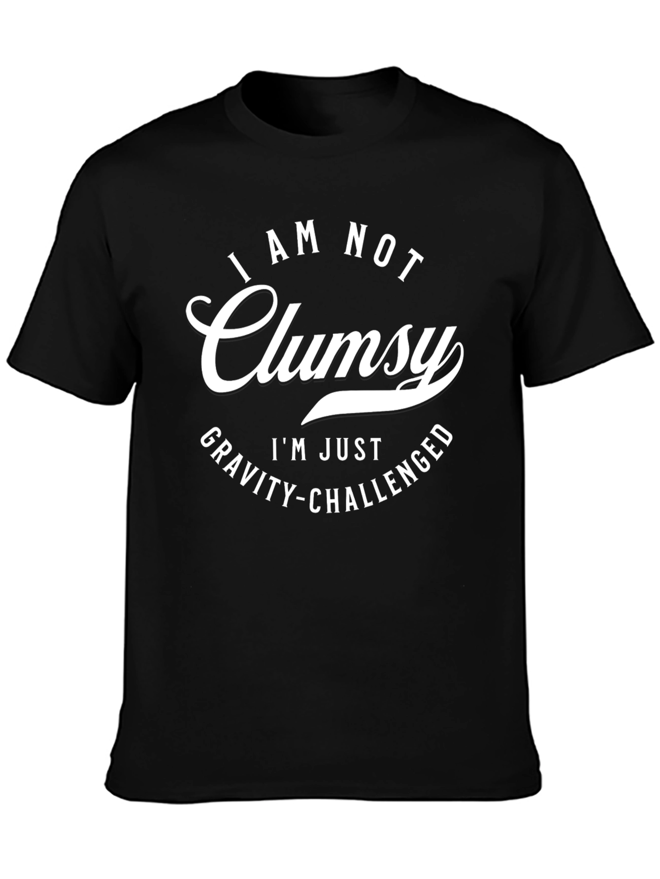 Funny Gravity Challenged Graphic T-Shirt
