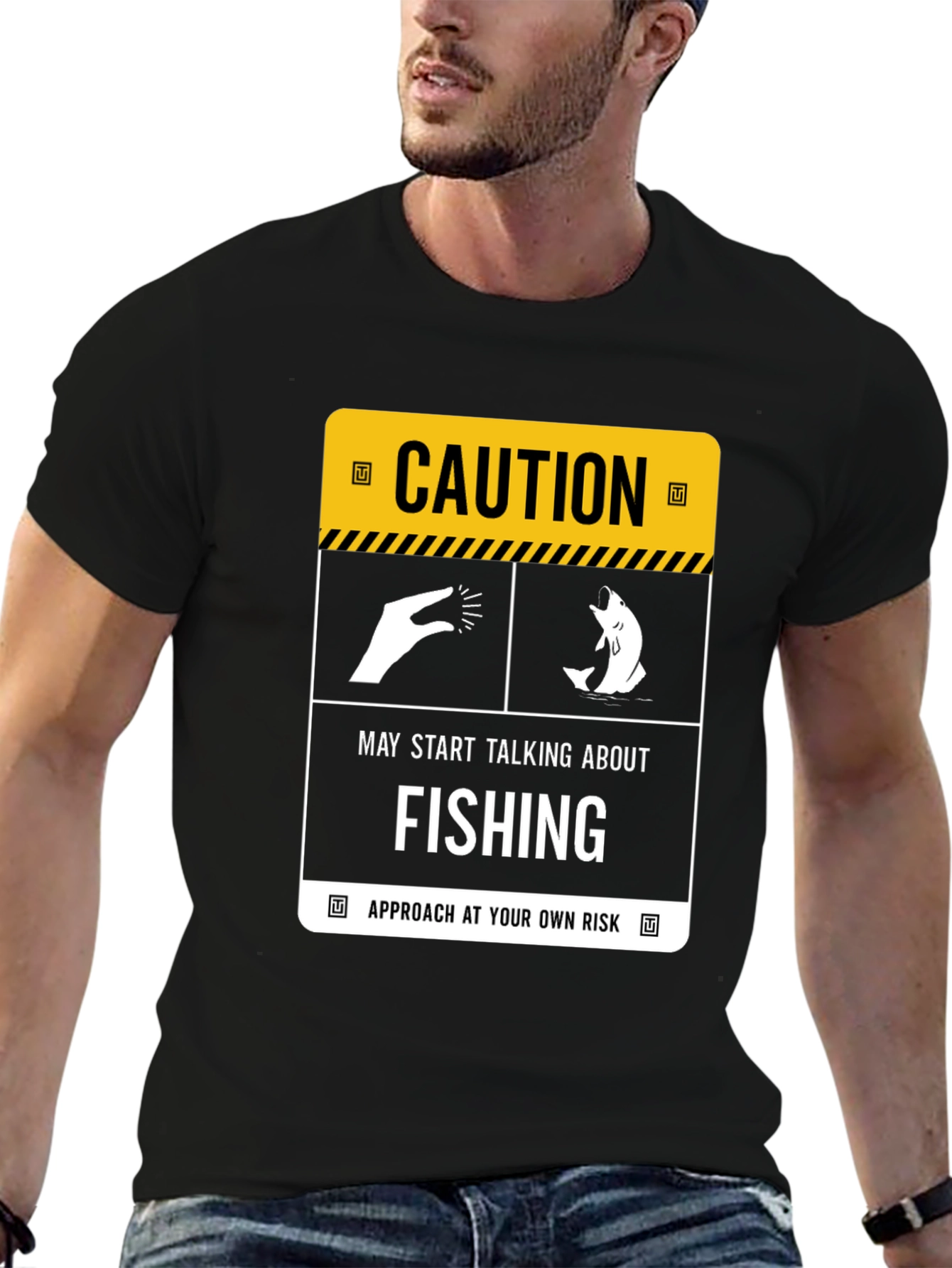 Caution Fishing T-Shirt