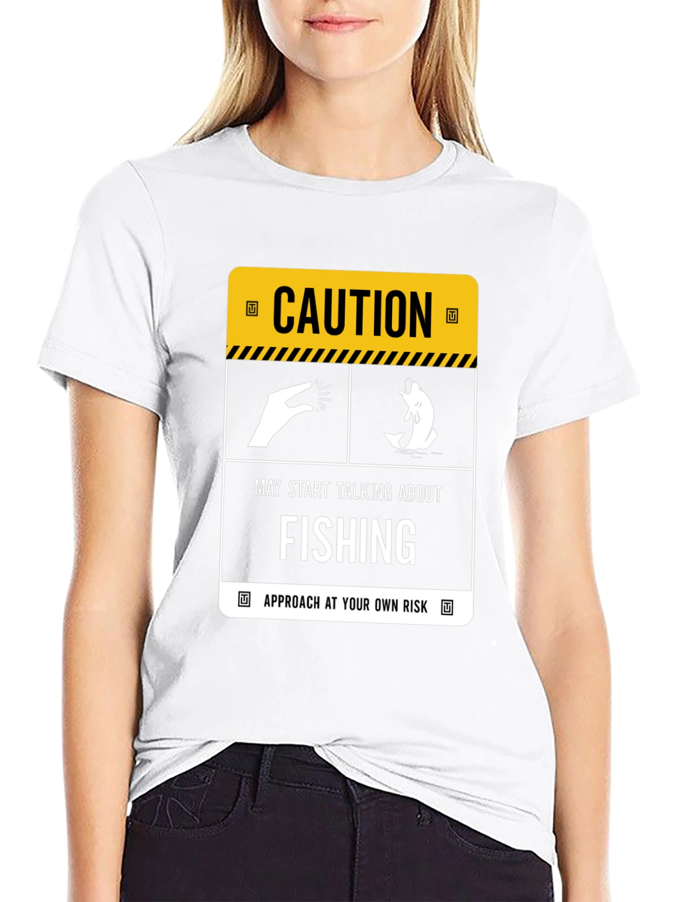 Caution Fishing T-Shirt