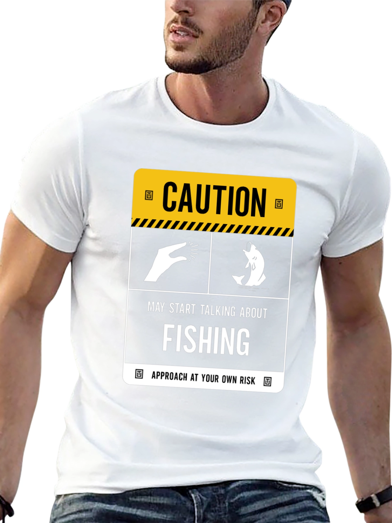 Caution Fishing T-Shirt