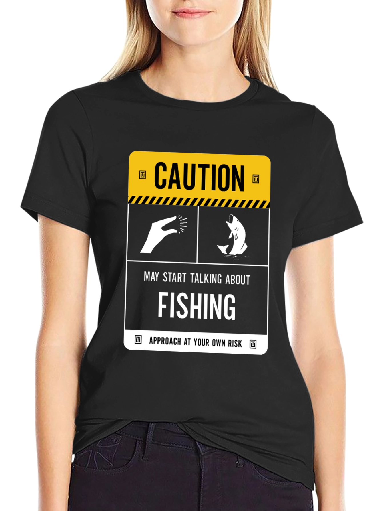 Caution Fishing T-Shirt