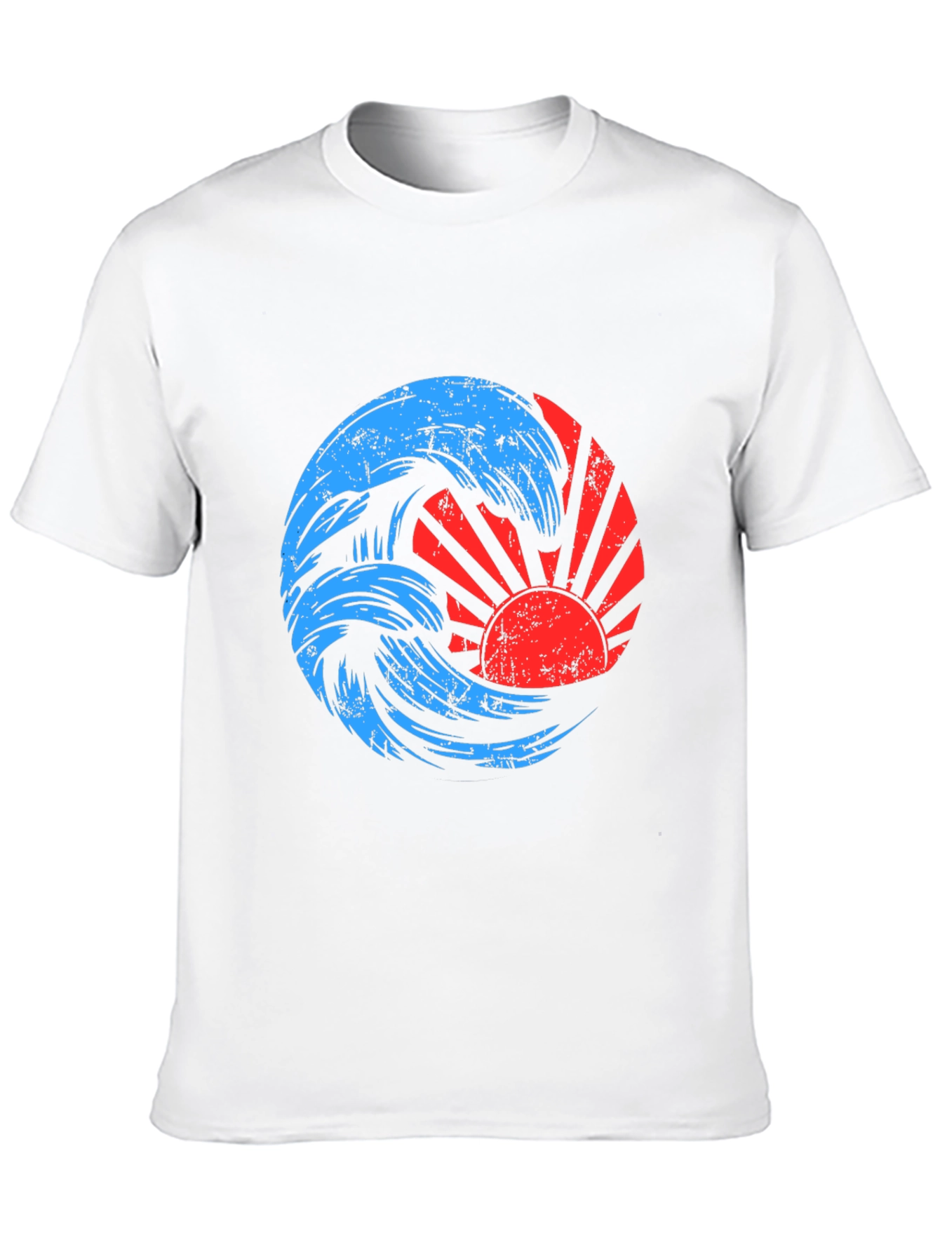 Retro Wave and Sun Graphic Tee