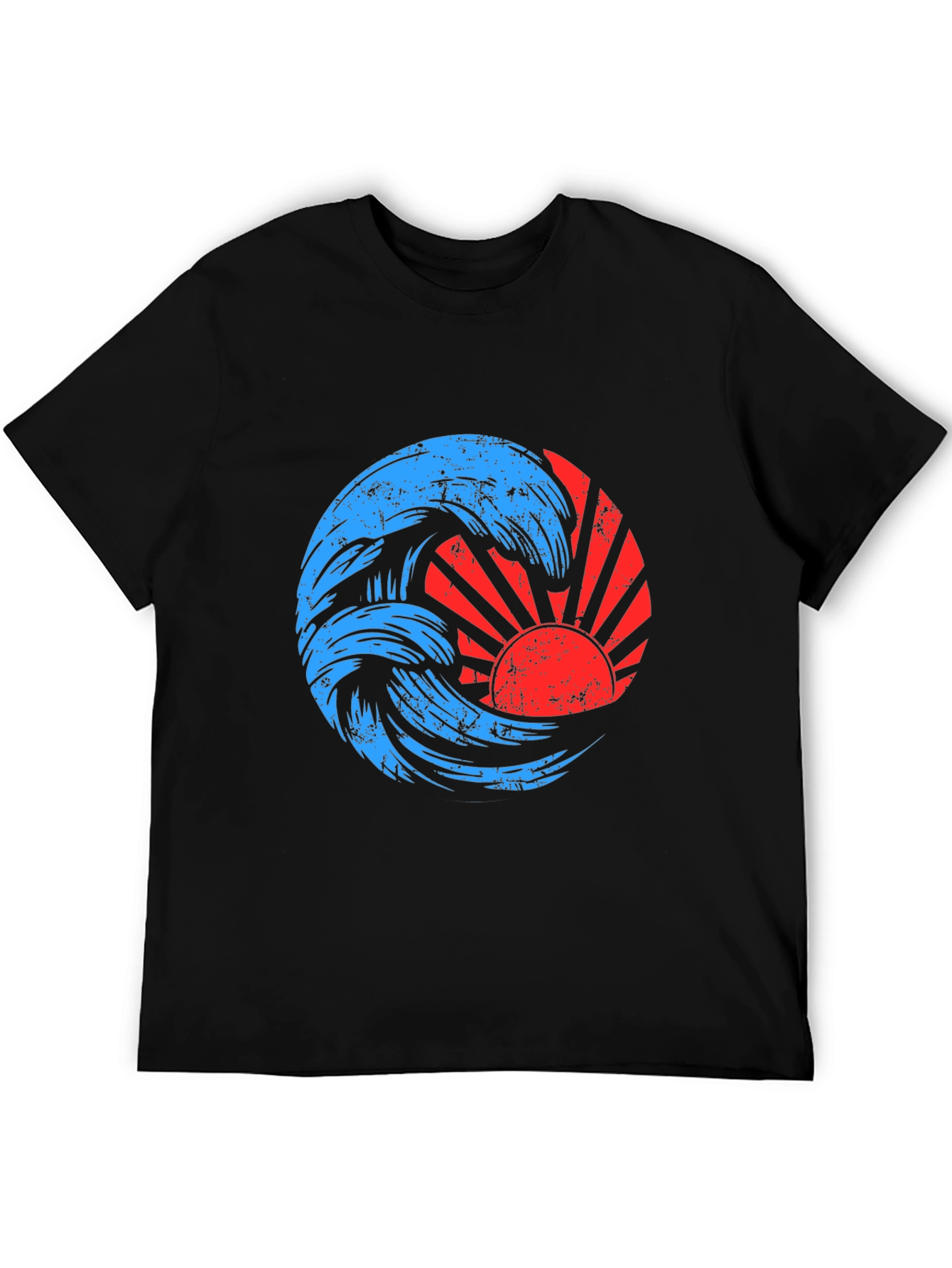 Retro Wave and Sun Graphic Tee