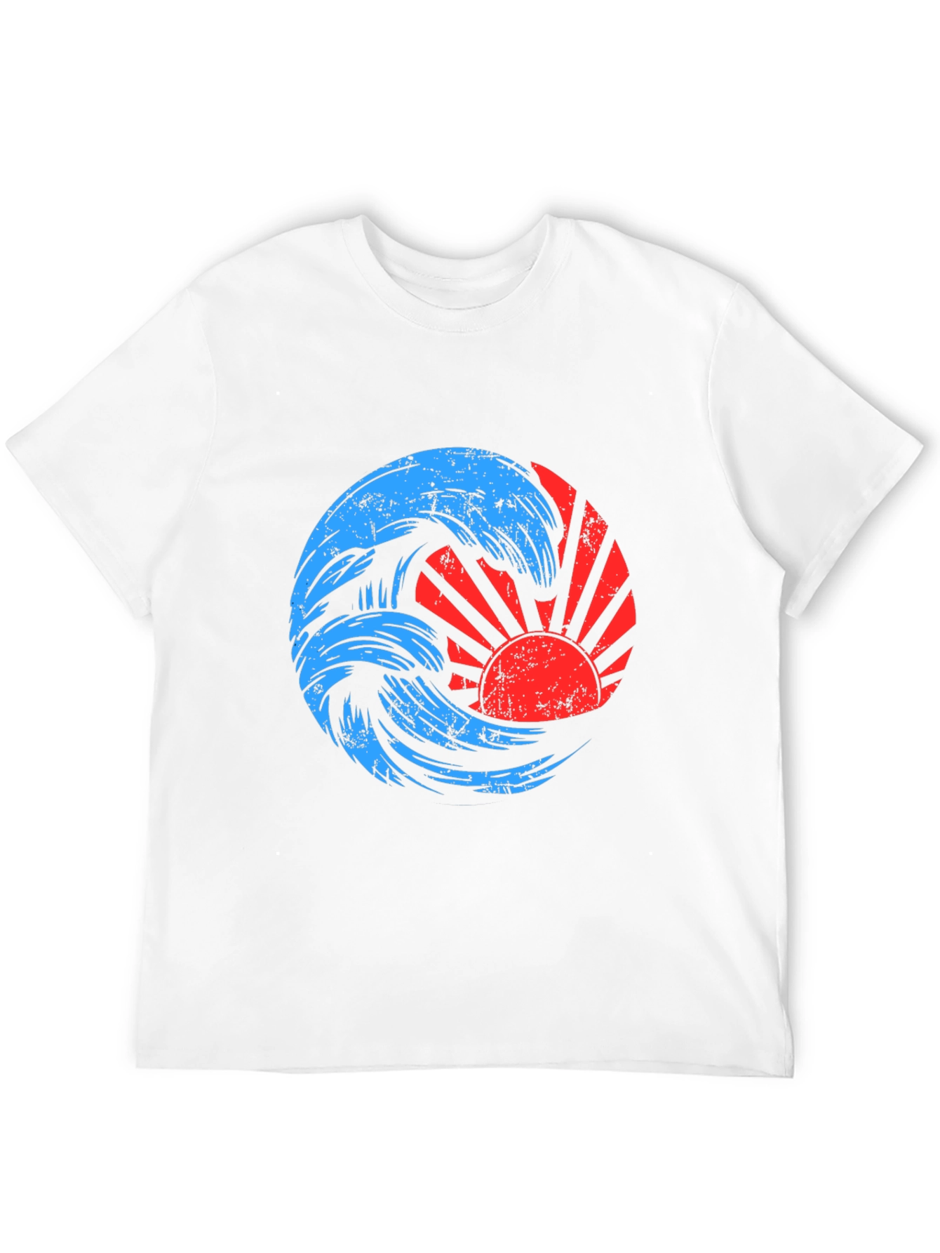Retro Wave and Sun Graphic Tee