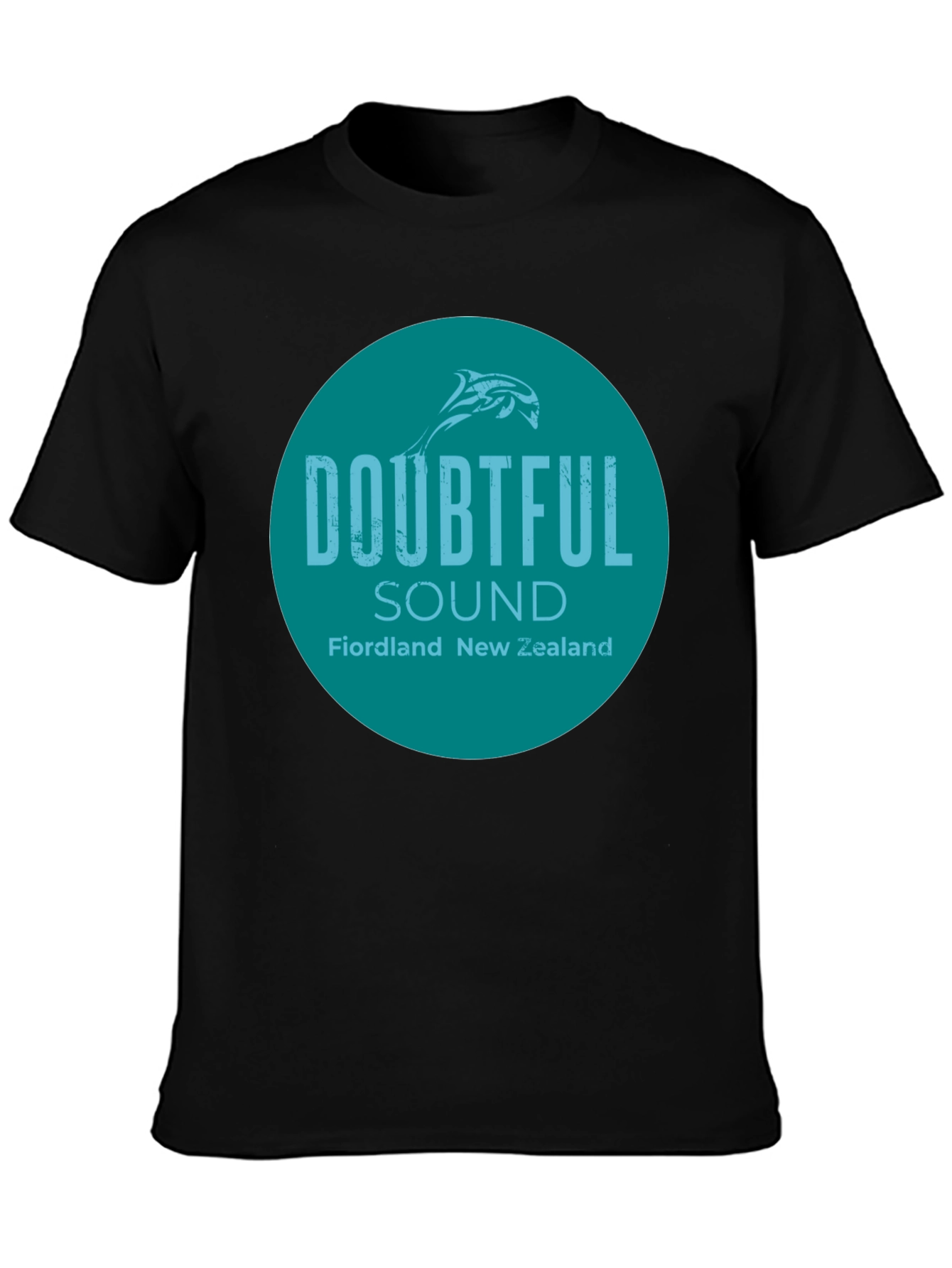 Doubtful Sound New Zealand T-Shirt - Round Graphic Tee