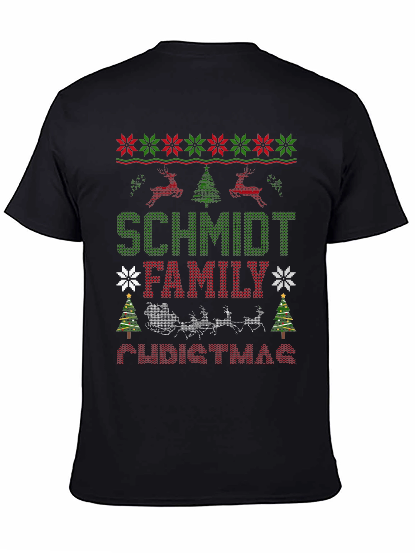 Schmidt Family Christmas Sweater T-Shirt