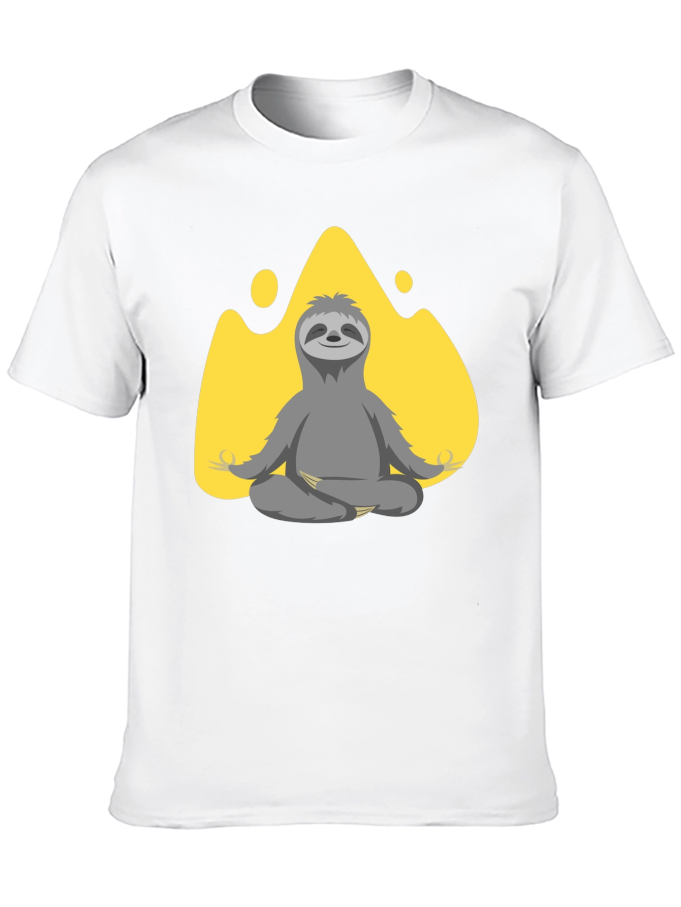 Meditating Sloth Graphic T-Shirt