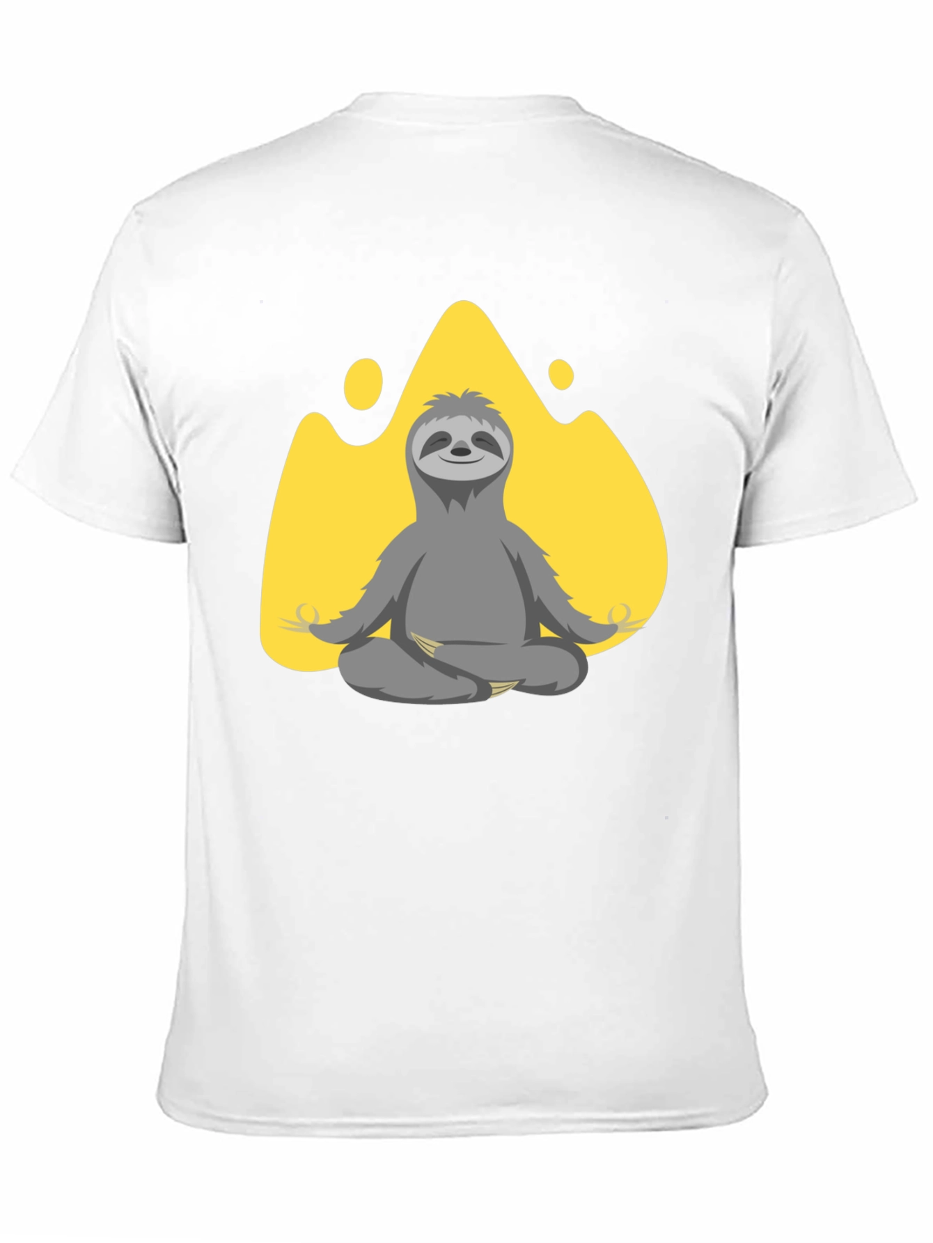 Meditating Sloth Graphic T-Shirt