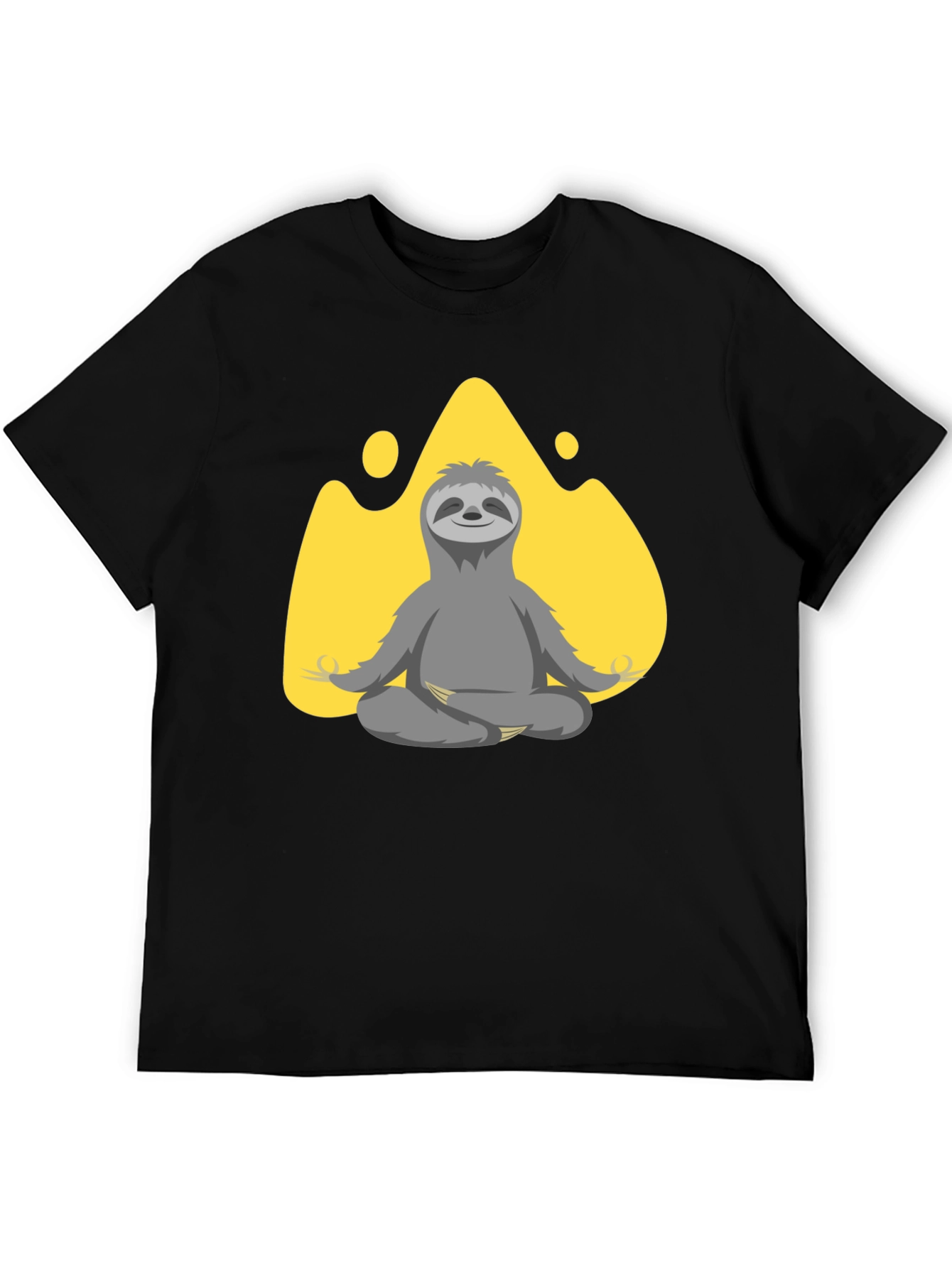 Meditating Sloth Graphic T-Shirt