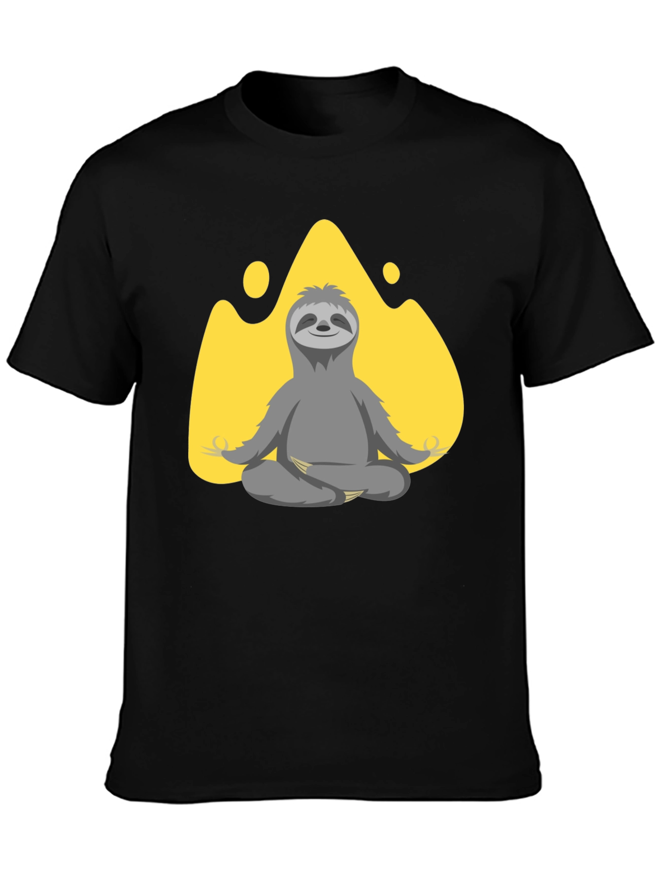 Meditating Sloth Graphic T-Shirt