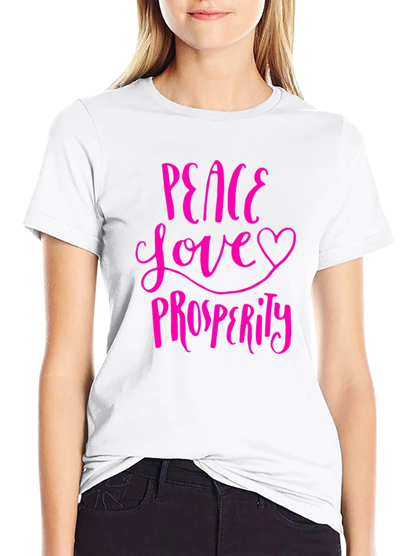 Peace Love Prosperity Graphic Tee